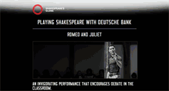 Desktop Screenshot of playingshakespeare.org