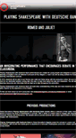 Mobile Screenshot of playingshakespeare.org