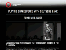 Tablet Screenshot of playingshakespeare.org