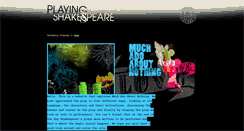 Desktop Screenshot of 2008.playingshakespeare.org