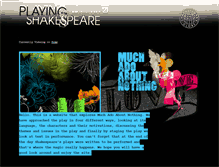Tablet Screenshot of 2008.playingshakespeare.org